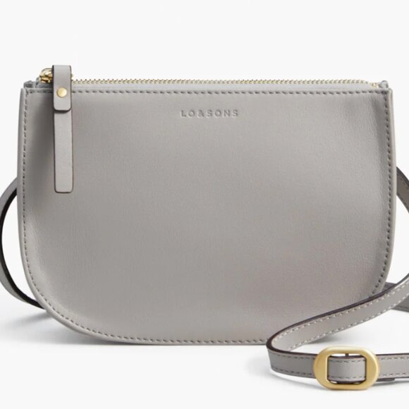 Lo & Sons Handbags - Lo & Sons Waverley 2 Bag Light Gray w/ Xtra straps
